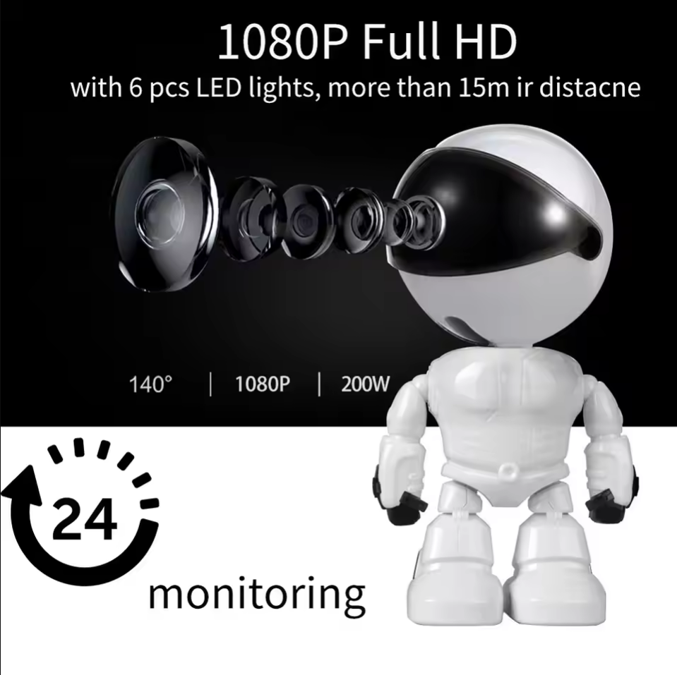 Home Security Robots - كاميرا روبوت ذكية واي فاي IP