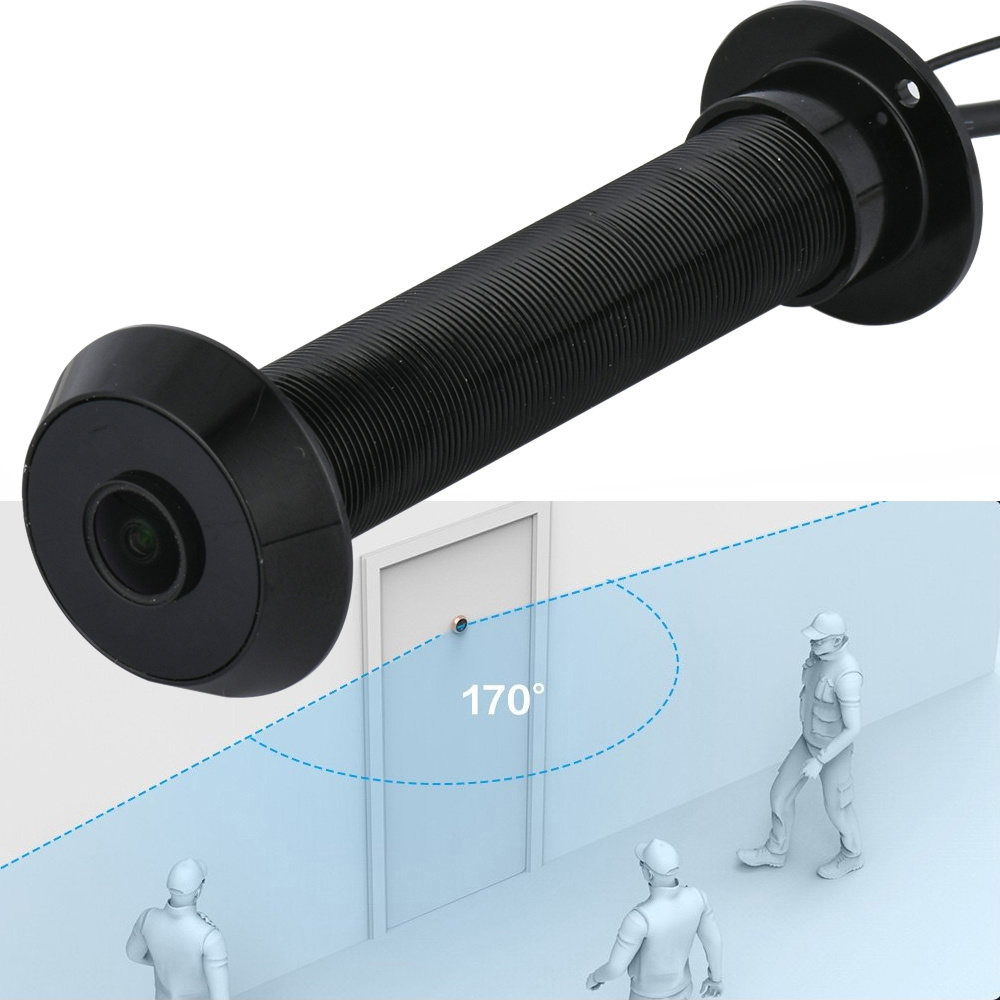 Home Security Front Door Camera - كاميرا عين الباب LED بدقة 1080P