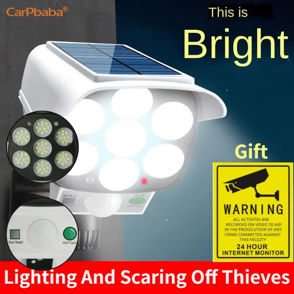 Home Security Flood Lights - في الهواء الطلق ضوء الشمس محس