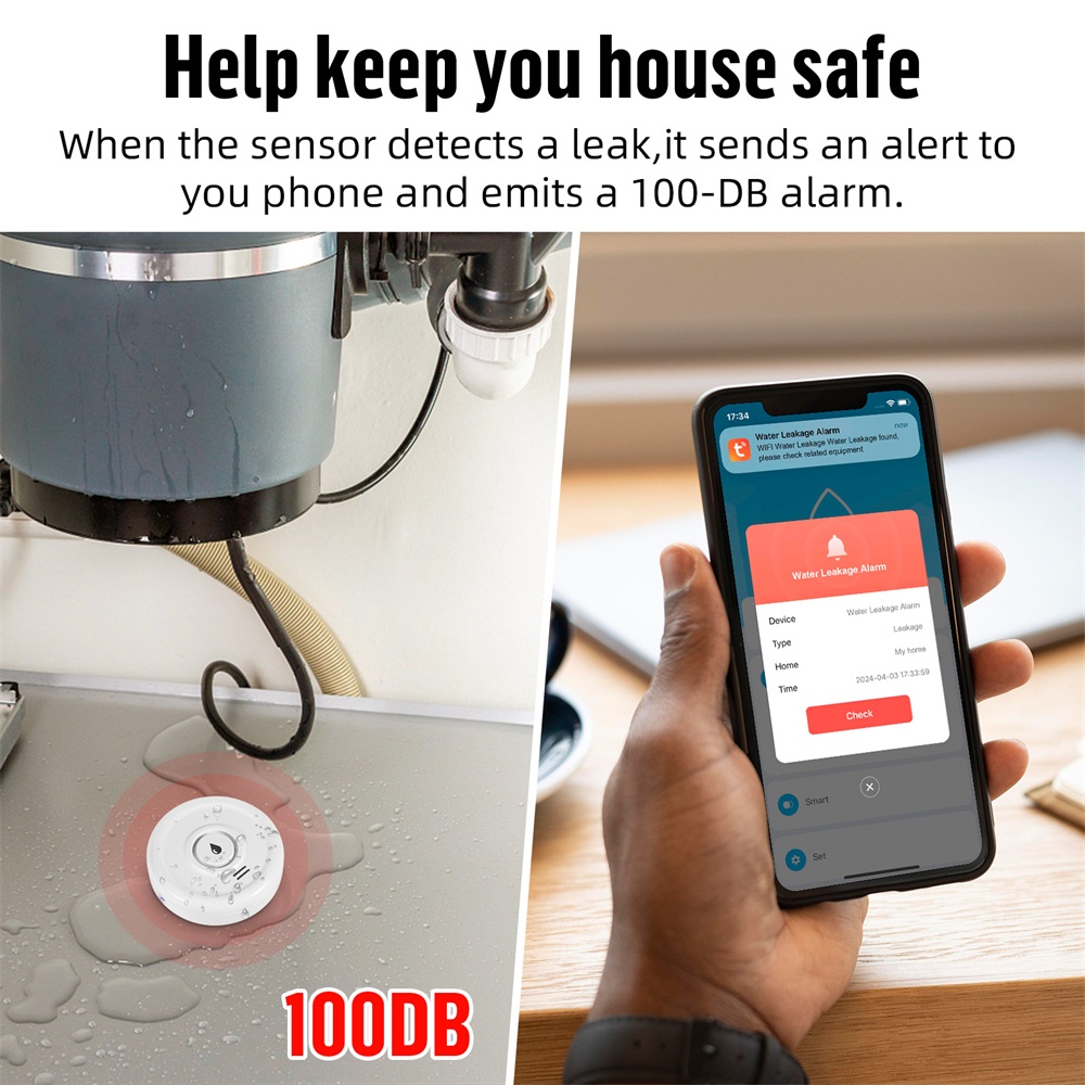 Fuers كاشف تسرب المياه إنذار ا - مراجعة Sim Gsm Alarm وسعره