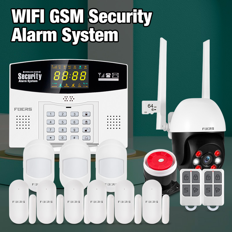 Fuers Tuya نظام إنذار ذكي عدة  - مراجعة Home Security Front Door Camera وسعره