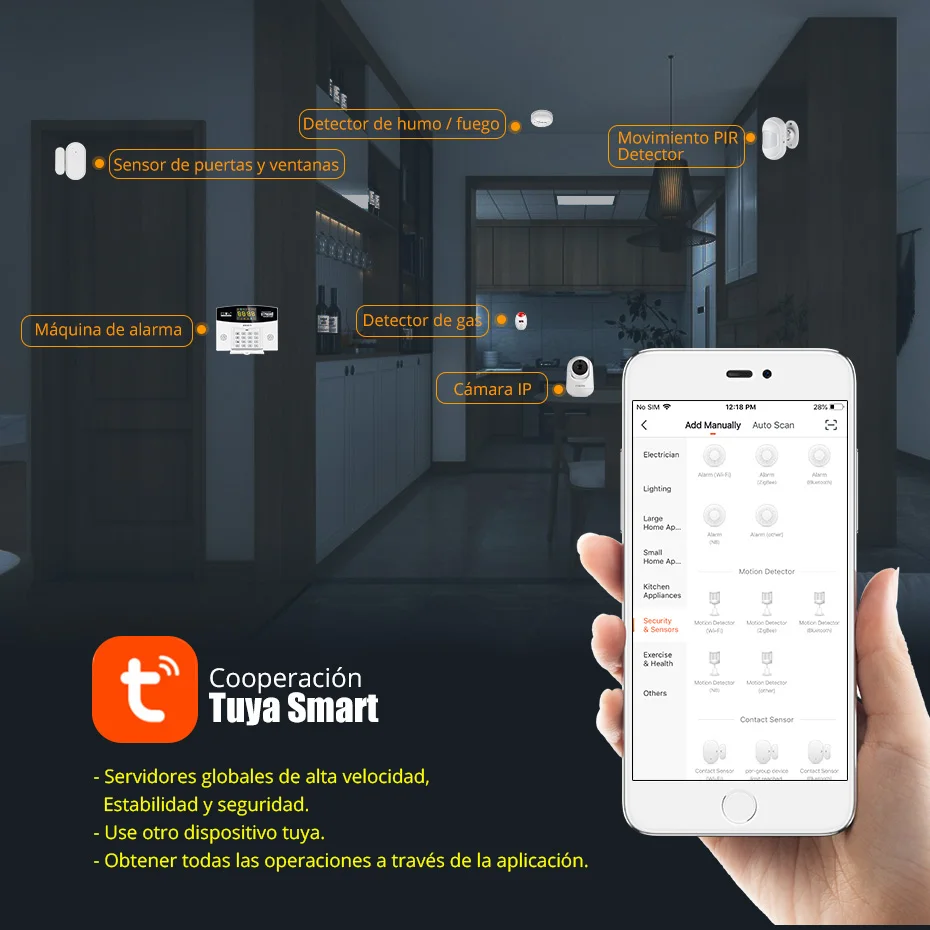 Fuers Tuya نظام إنذار ذكي عدة  - مراجعة Home Security Front Door Camera وسعره